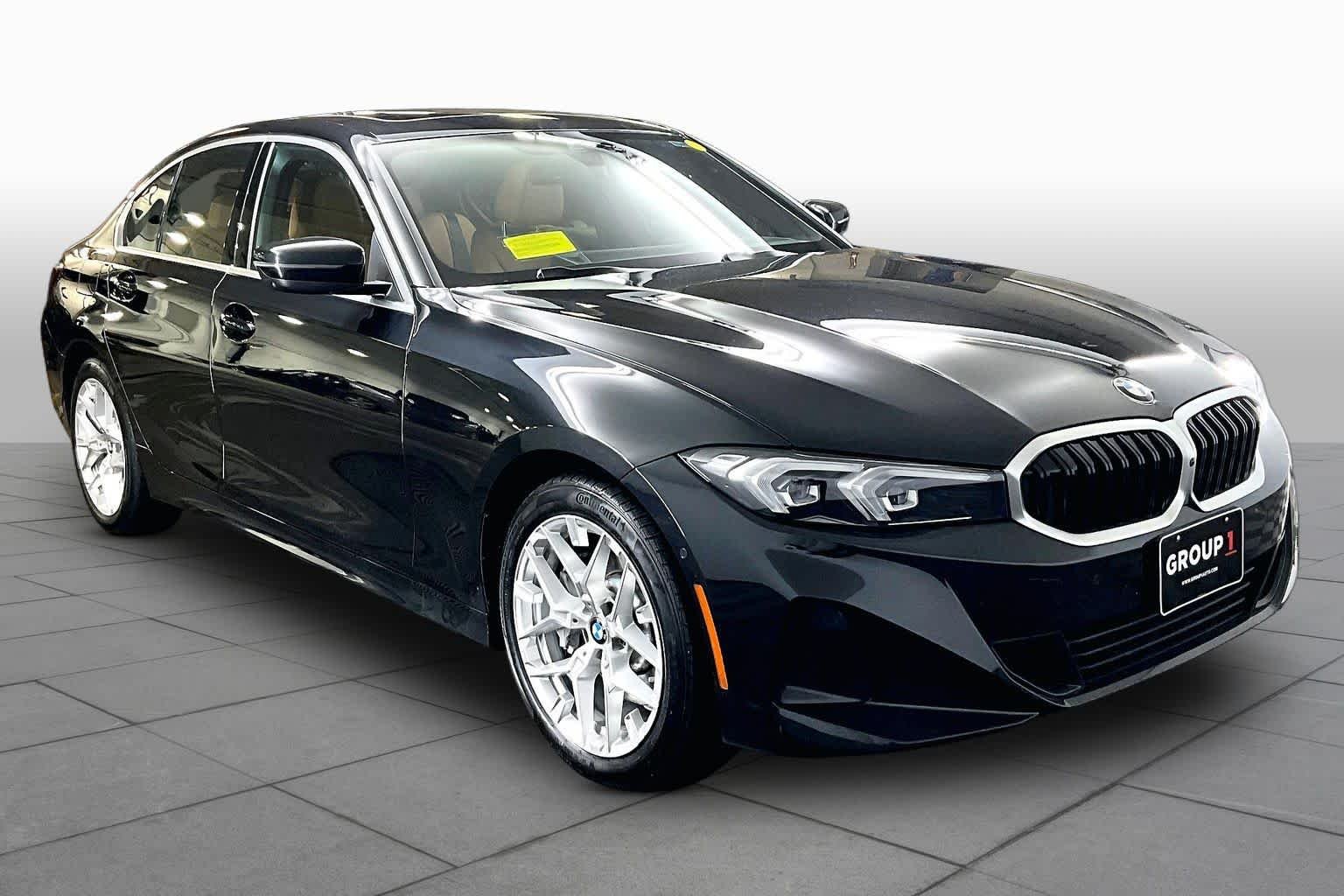 Certified Used 2025 Black Sapphire Metallic BMW 330i xDrive image 3