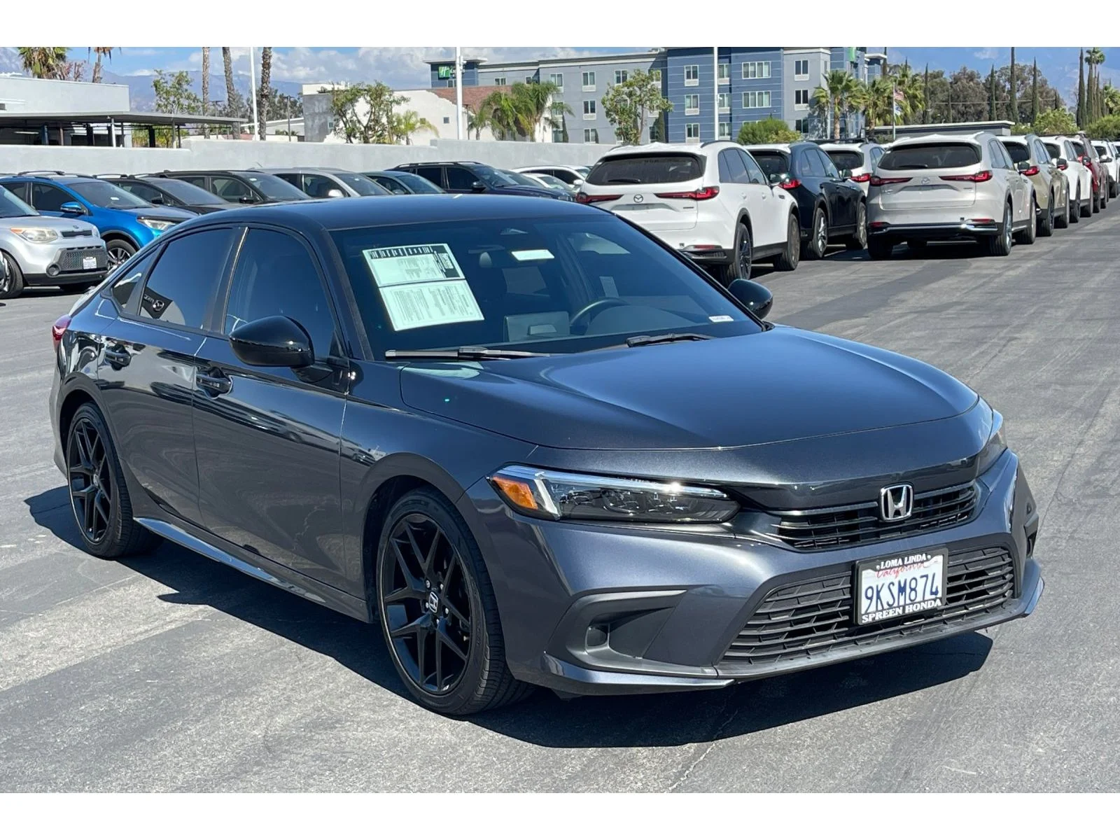 Certified Used 2024 Meteorite Gray Metallic Honda 2.0L 4D SPORT image 8
