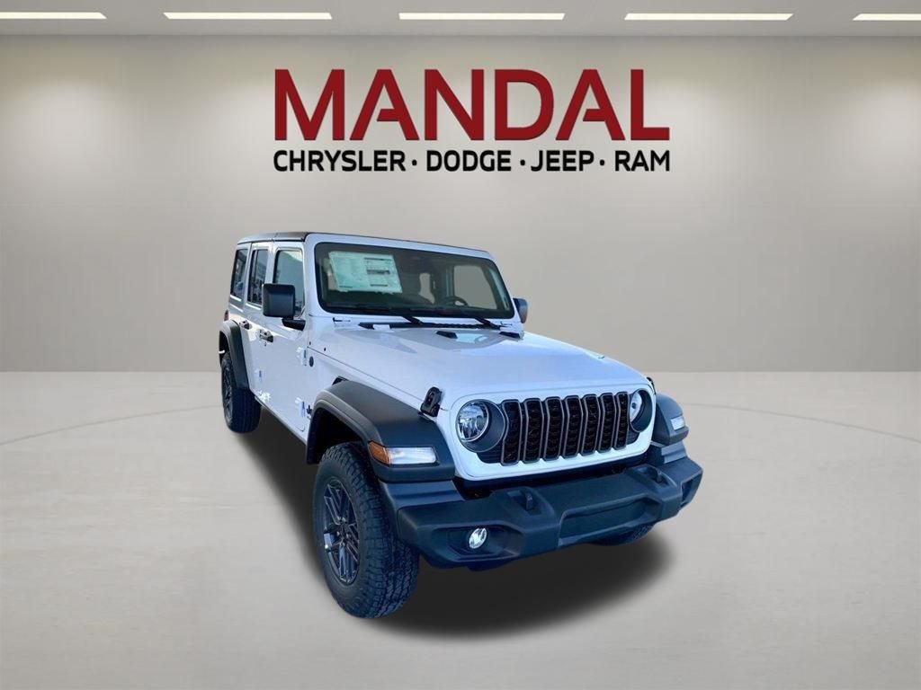 New 2026 Bright White Clear-Coat Exterior Paint Jeep Sport S image 4