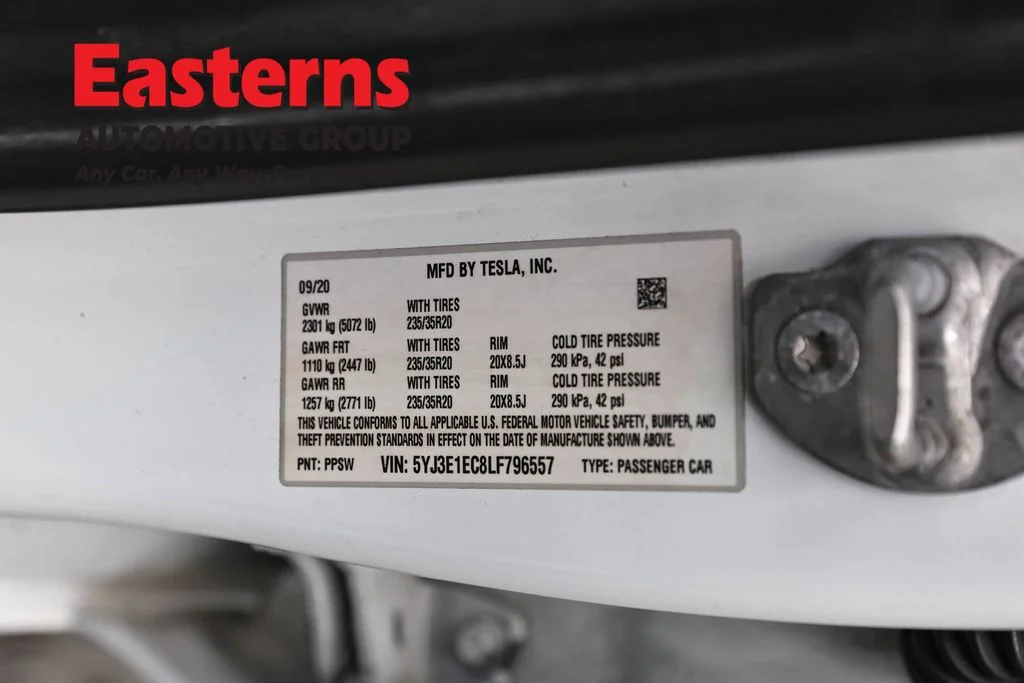 Used 2020 White Tesla Performance image 29
