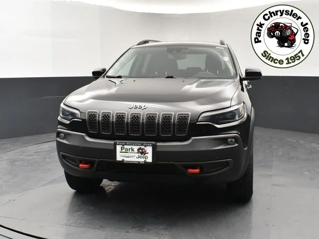 Used 2022 Jeep Cherokee Trailhawk with VIN 1C4PJMBX8ND551886 for sale in Burnsville, Minnesota