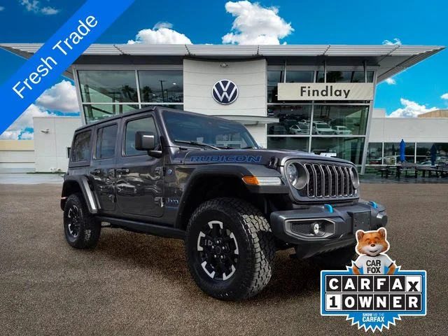 Used 2024 Gray Jeep Rubicon 4xe image 1
