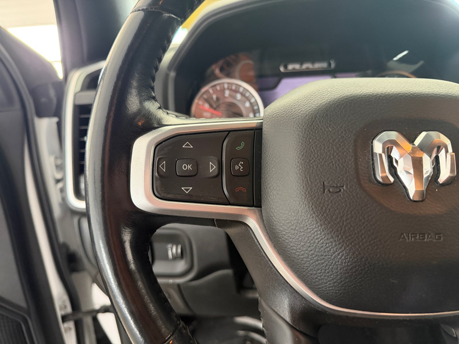 Used 2022 Bright White Clearcoat Ram Big Horn image 11