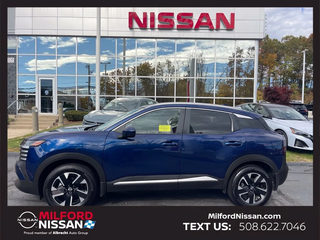 Certified Used 2025 Blue Nissan SV image 2