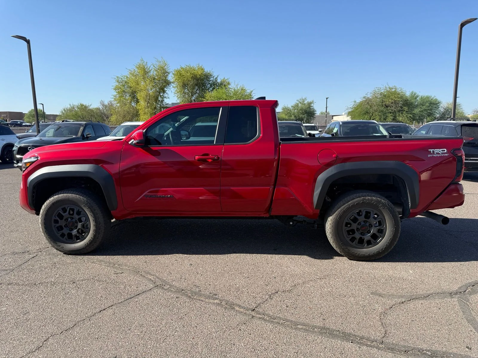 Used 2025 Supersonic Red Toyota Prerunner image 7
