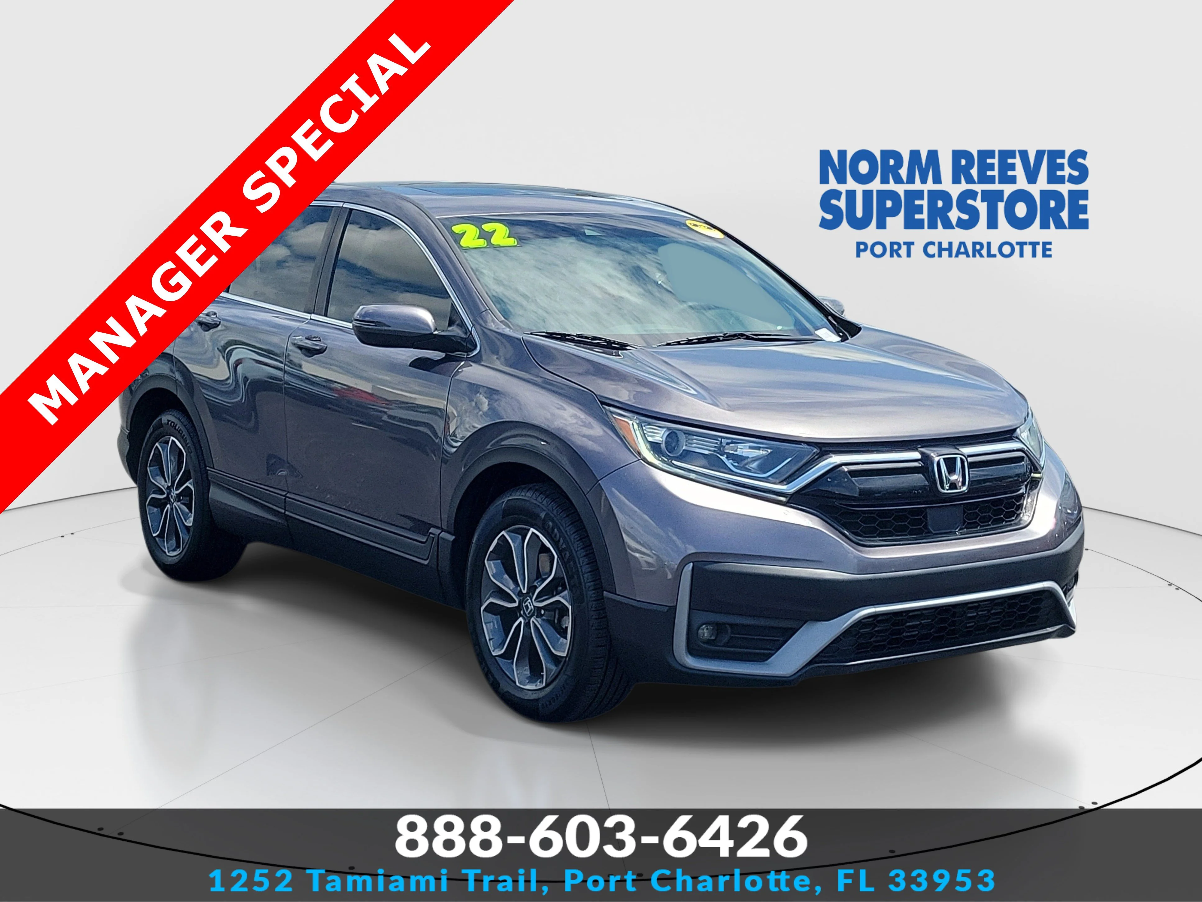 Used 2022 Gray Honda EX image 1