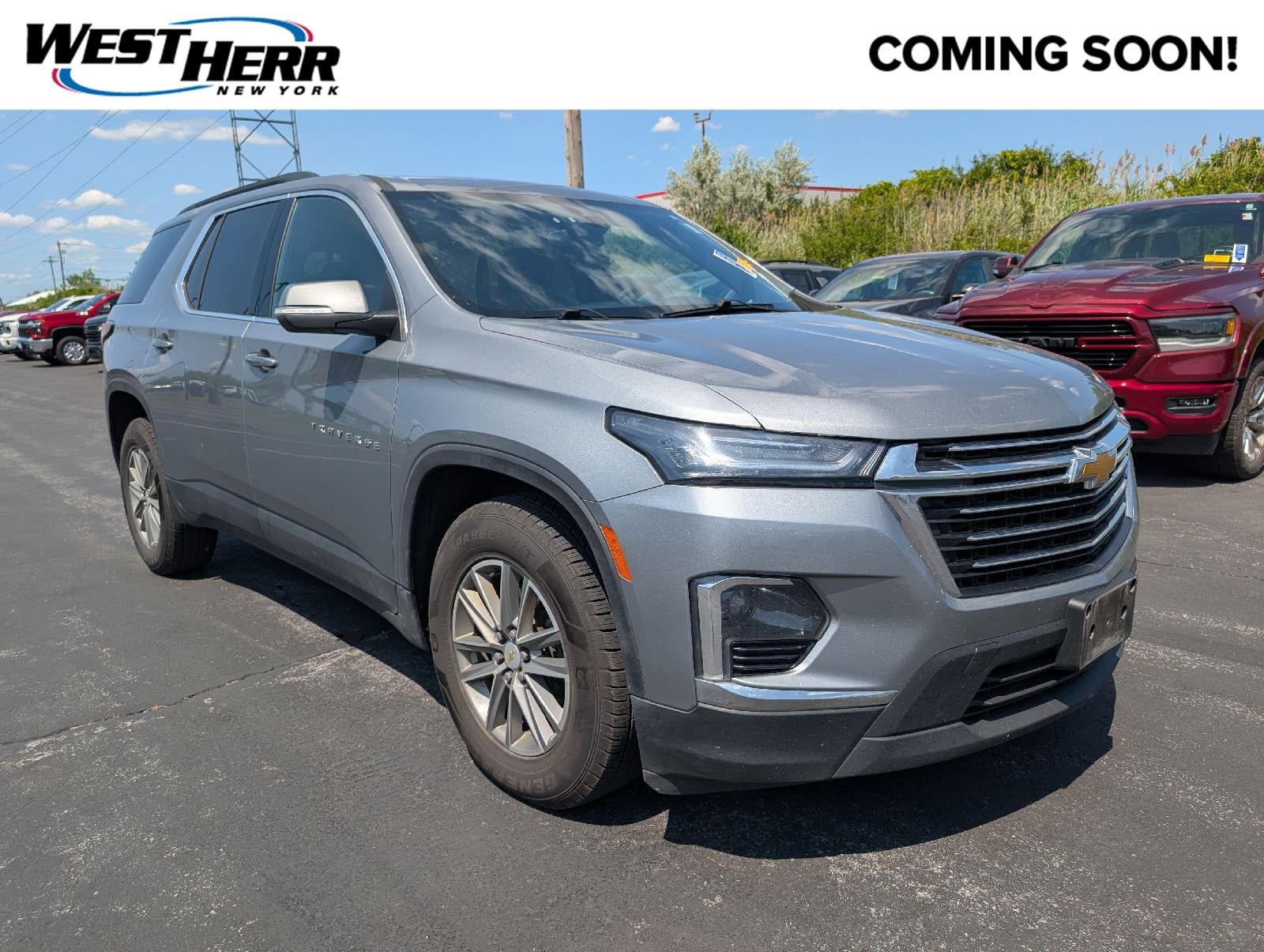 Used 2023 Sterling Gray Metallic Chevrolet LT Cloth image 1