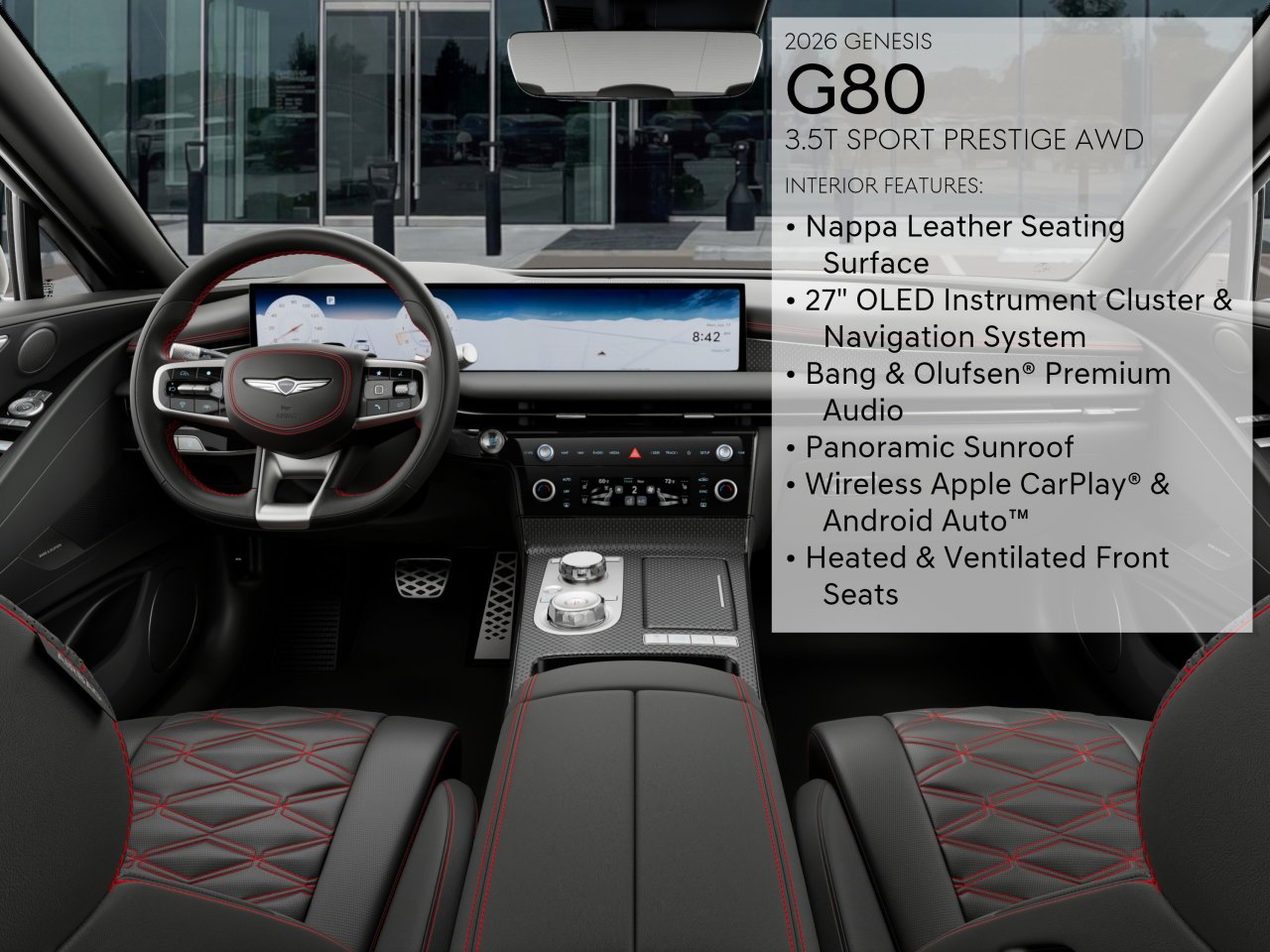 2026 GENESIS G80 Sport Prestige - Photo 17
