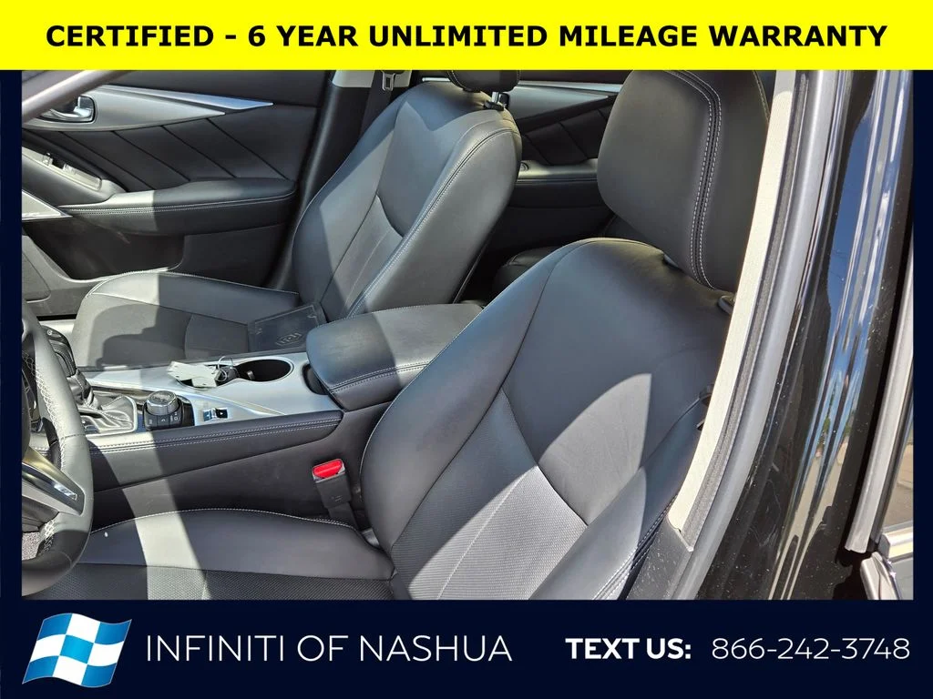 Certified Used 2023 Black INFINITI LUXE image 7