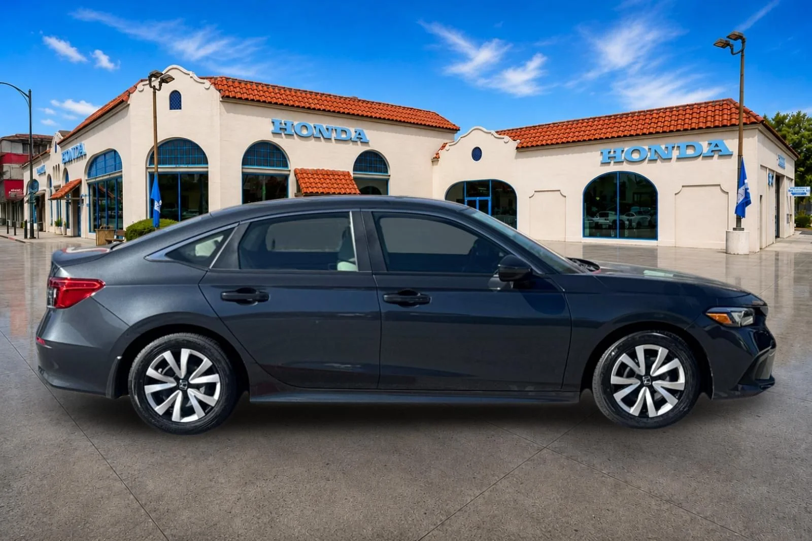 Certified Used 2024 Meteorite Gray Metallic Honda LX image 3