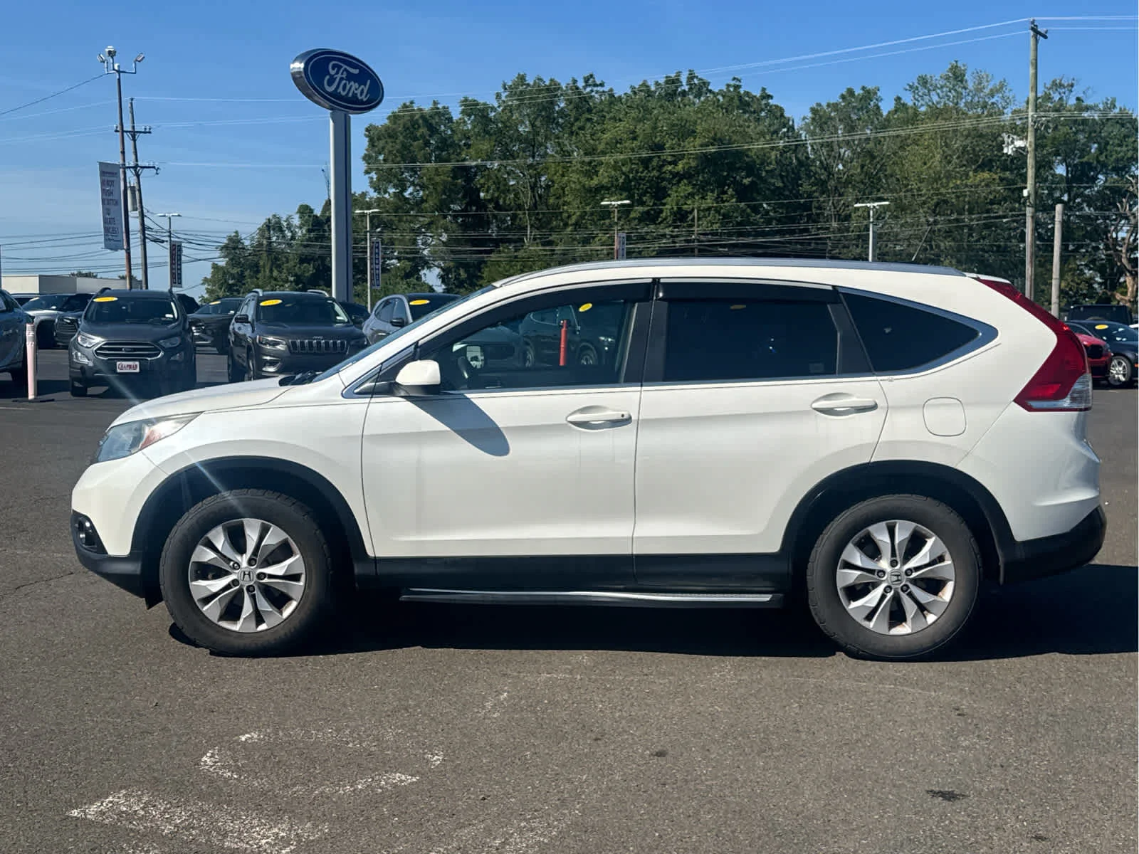 Used 2014 White Diamond Pearl Honda EX-L image 2