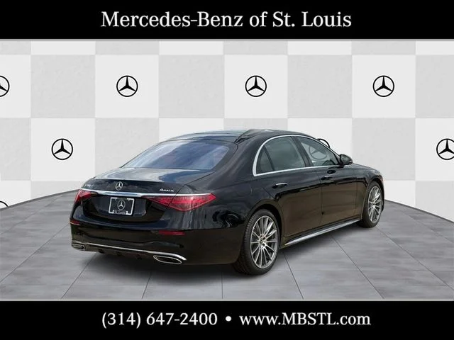 New 2026 Obsidian Black Metallic Mercedes-Benz S 580 image 3