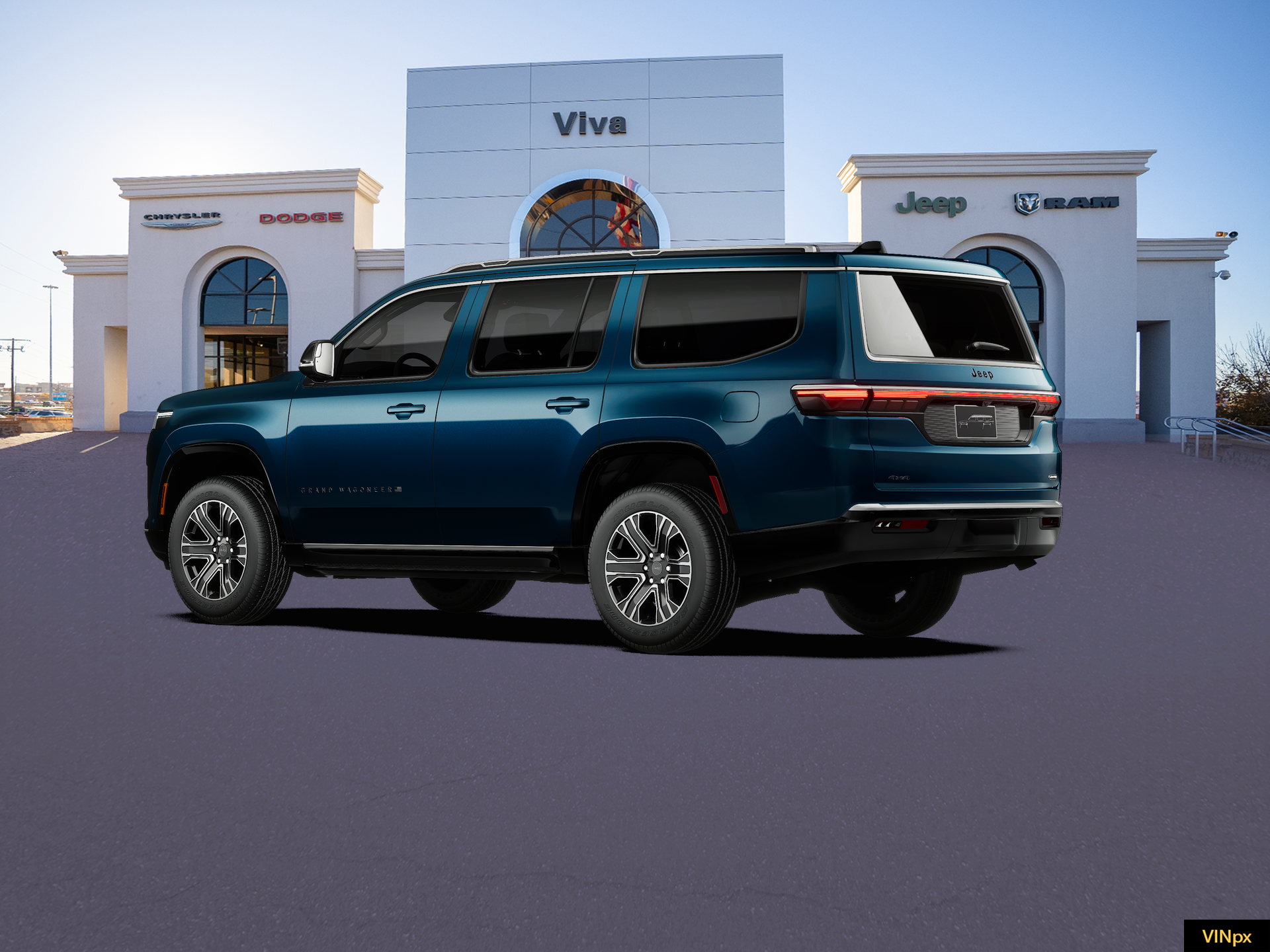 New 2027 Fathom Blue Pearl-Coat Paint Jeep Limited image 4