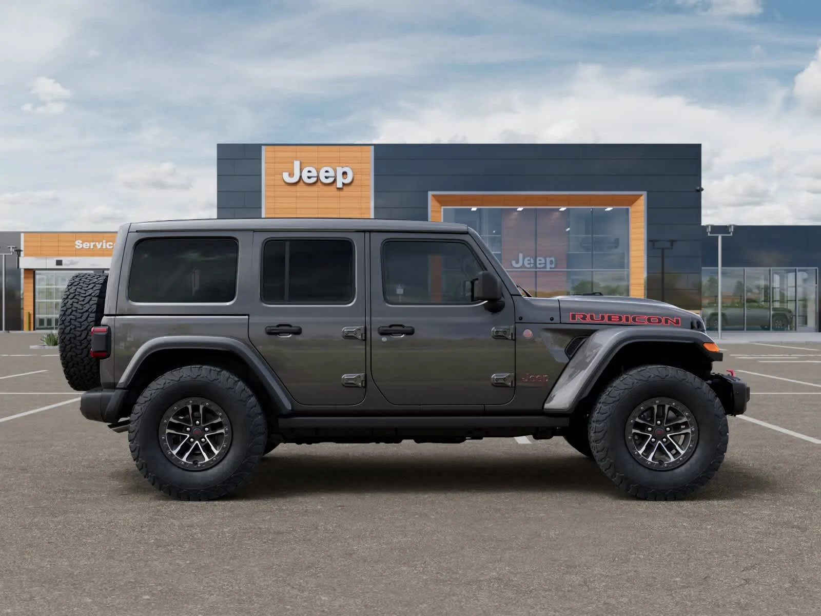 New 2027 Granite Crystal Metallic Clearcoat Jeep Rubicon X image 21
