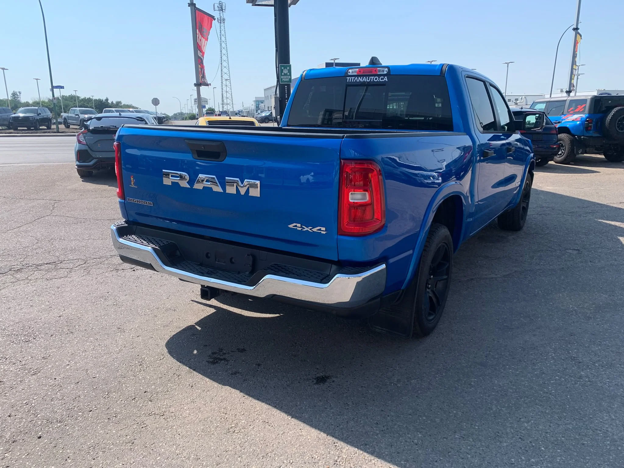 Certified Used 2025 Hydro Blue Pearl Ram Big Horn 4x4*6 Pass | Adaptive Cruise | Remote Start | Htd Seats | Htd Wheel | Lane Keep Assist image 18