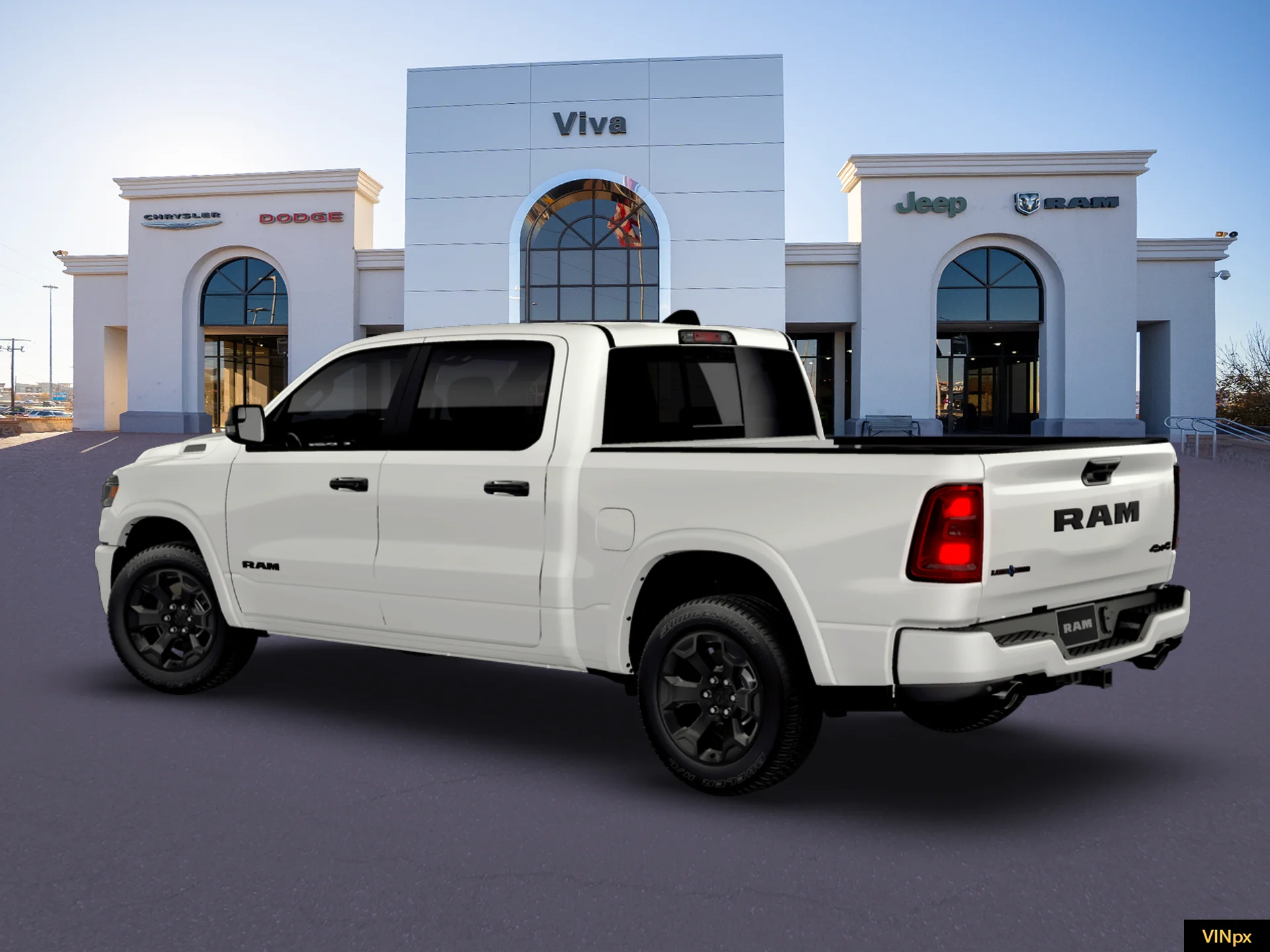 New 2026 Bright White Clear-Coat Exterior Paint RAM LONE STAR image 4