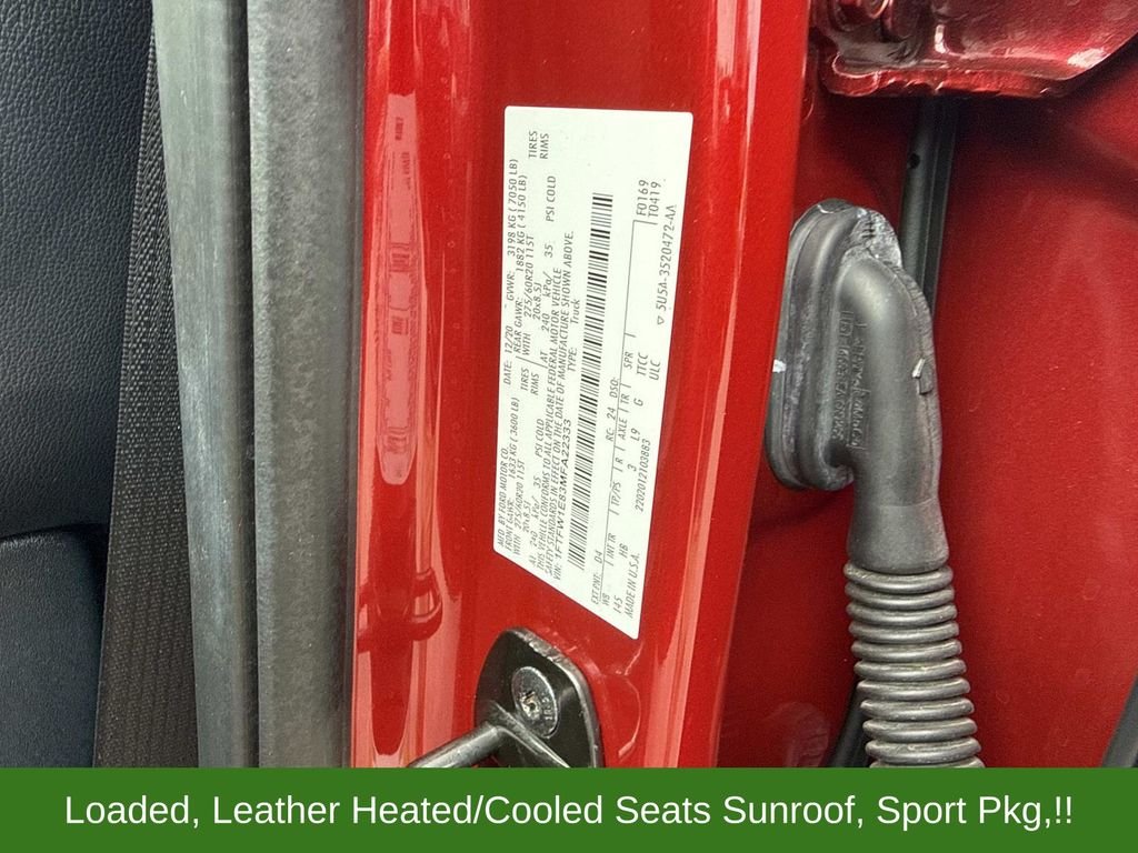 Used 2021 Red Ford Lariat image 19