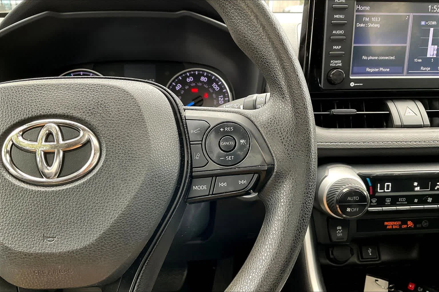 Used 2022 Silver Sky Metallic Toyota Hybrid XLE image 25