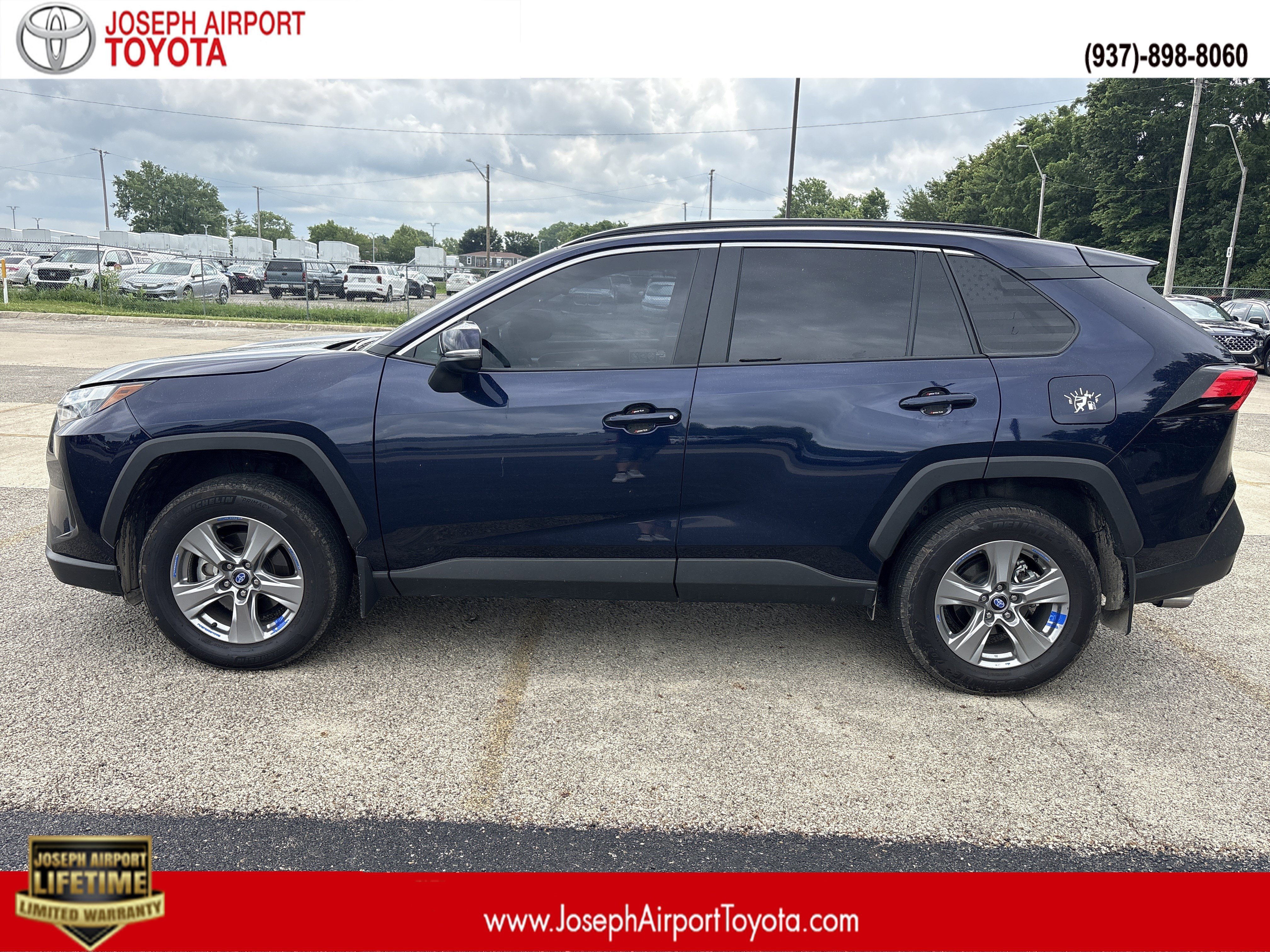 Blueprint Blue 2025 Toyota RAV4 XLE AWD SUV / Crossover All-Wheel Drive