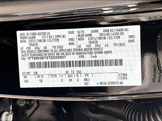 New 2026 Agate Black Metallic Ford Lariat image 26