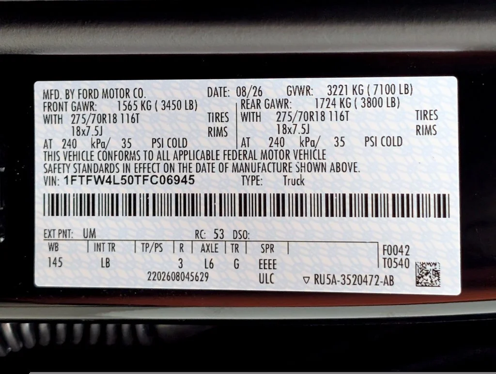 New 2026 Agate Black Metallic Ford Tremor® image 31