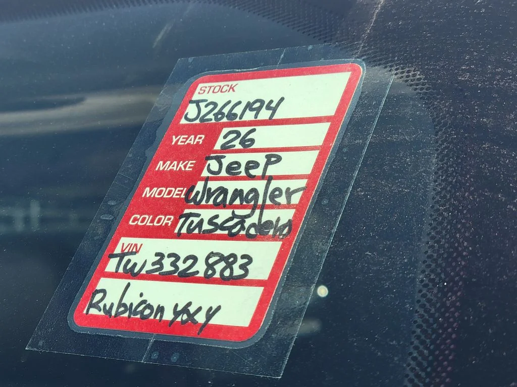 New 2026 Tuscadero Pearlcoat Jeep Rubicon X image 26