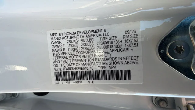 New 2027 Platinum White Pearl Honda Sport-L Hybrid AWD image 34