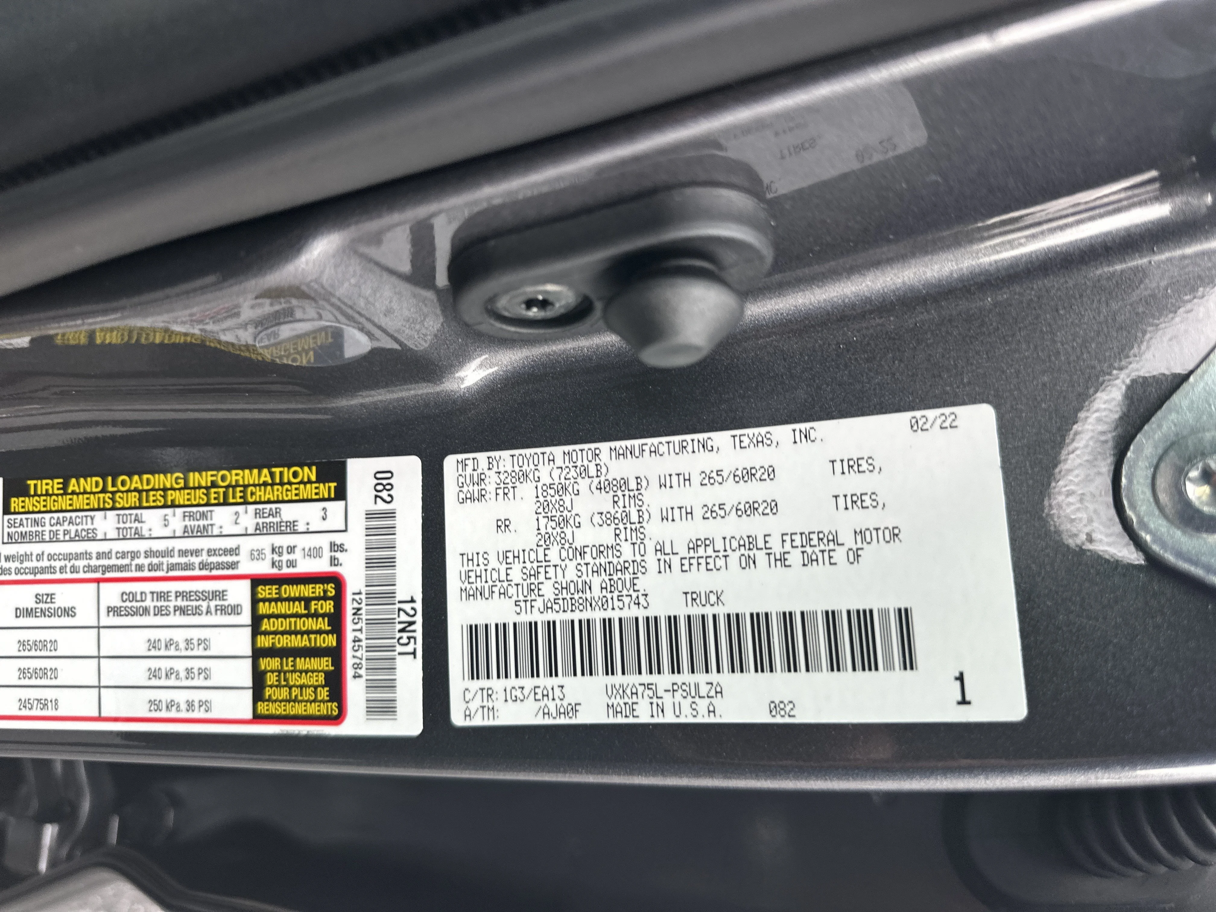 Used 2022 Magnetic Gray Metallic Toyota Limited image 33