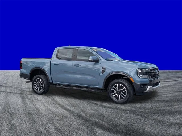 Used 2024 Azure Gray Metallic Ford Lariat image 2