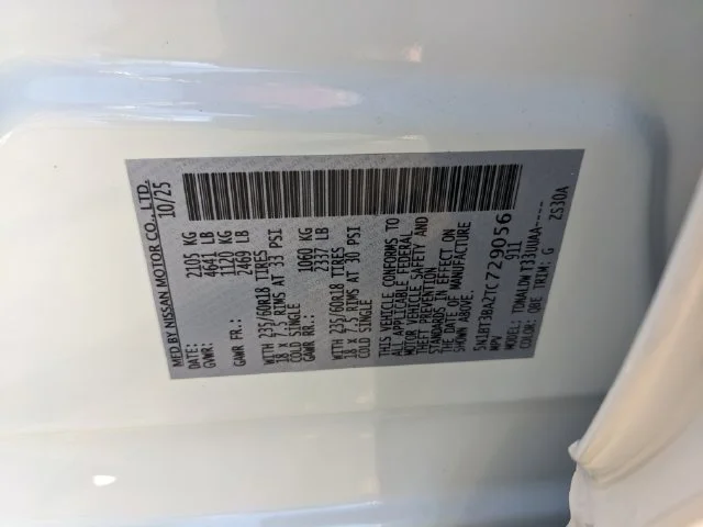 Certified Used 2026 White Nissan SV image 23