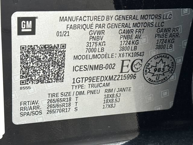 Used 2021 Onyx Black GMC AT4 image 16