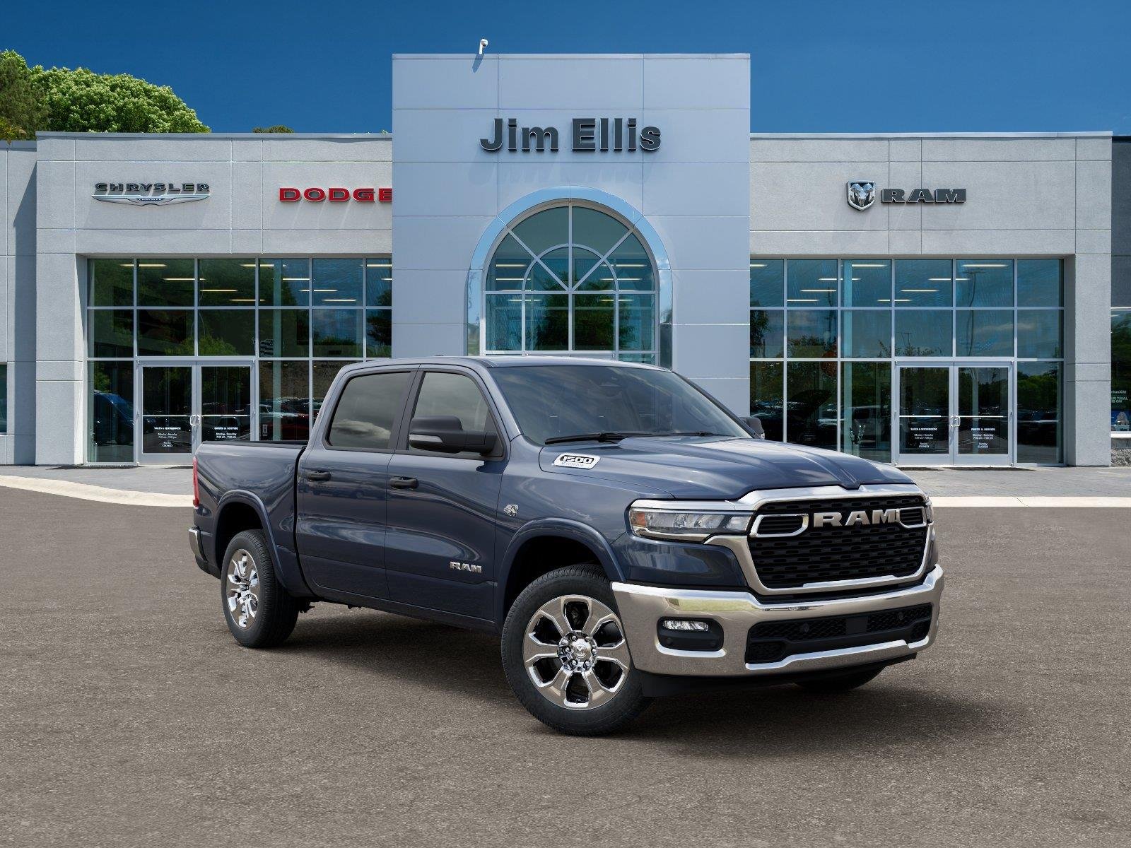 New 2026 Forged Blue Metallic Exterior Paint RAM Big Horn image 5