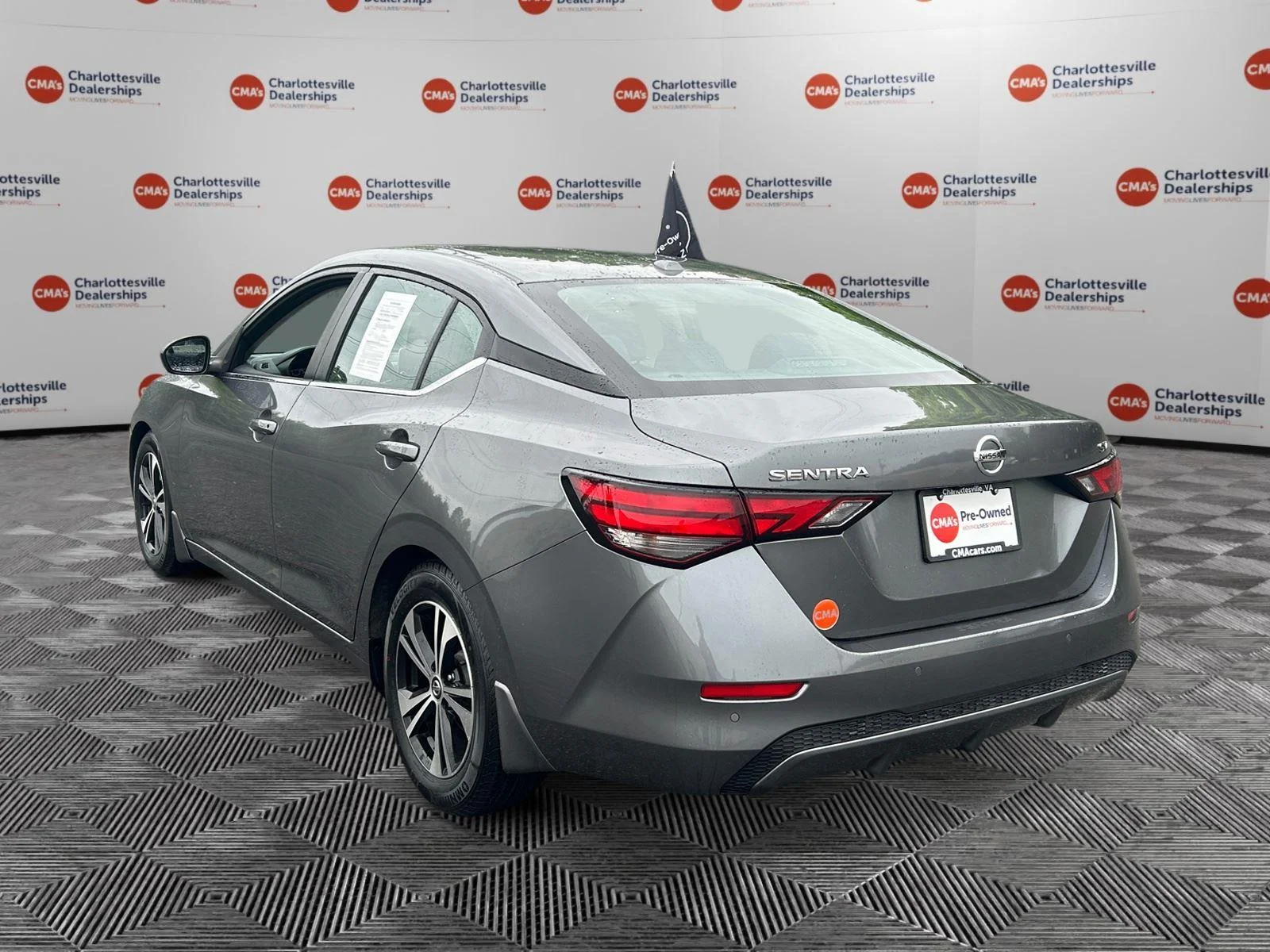Used 2021 Gun Metallic Nissan SV image 3