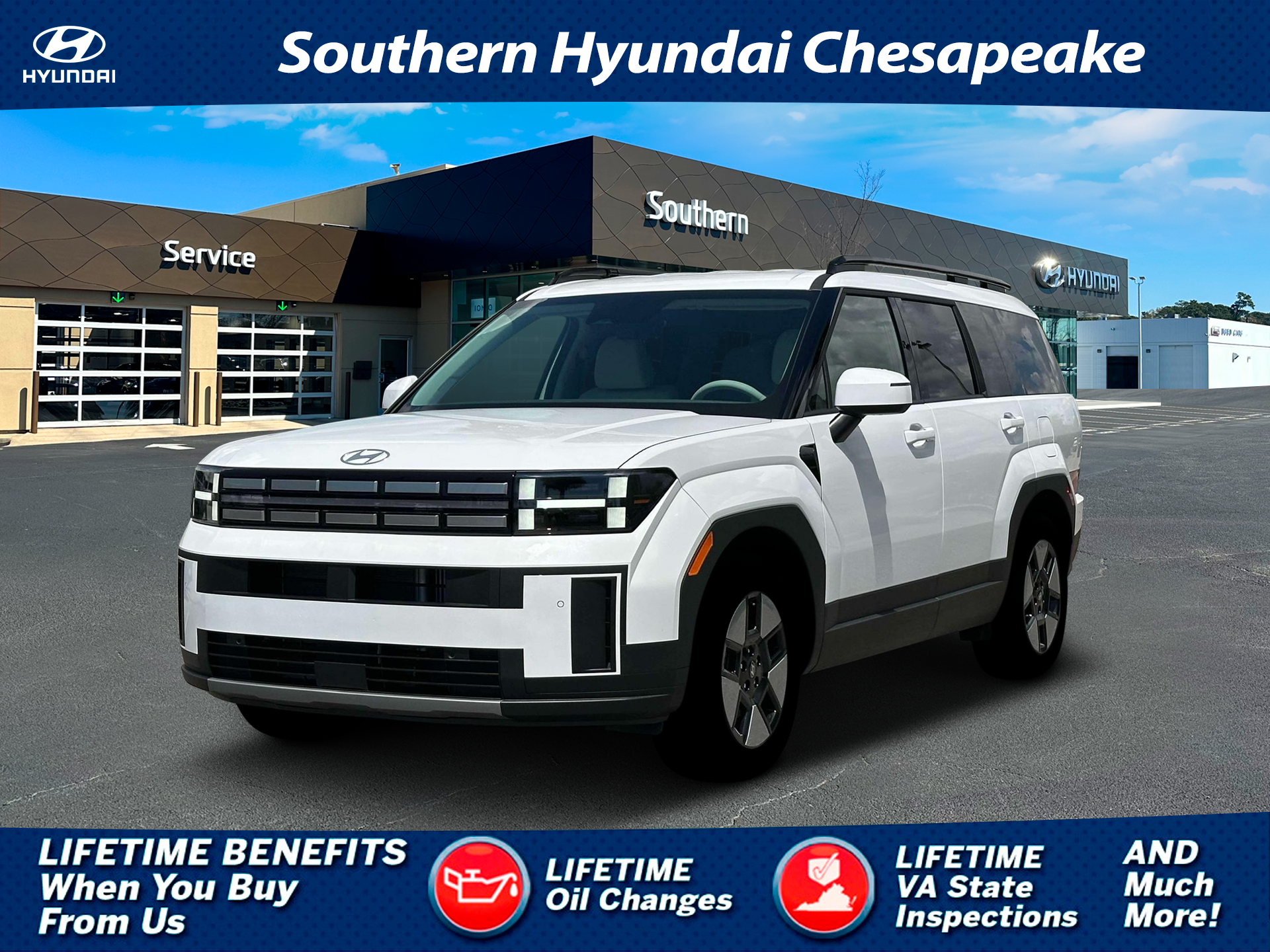 New 2026 White Hyundai SEL image 1