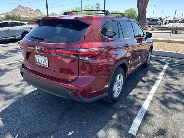 Used 2021 Ruby Flare Pearl Toyota LE image 4