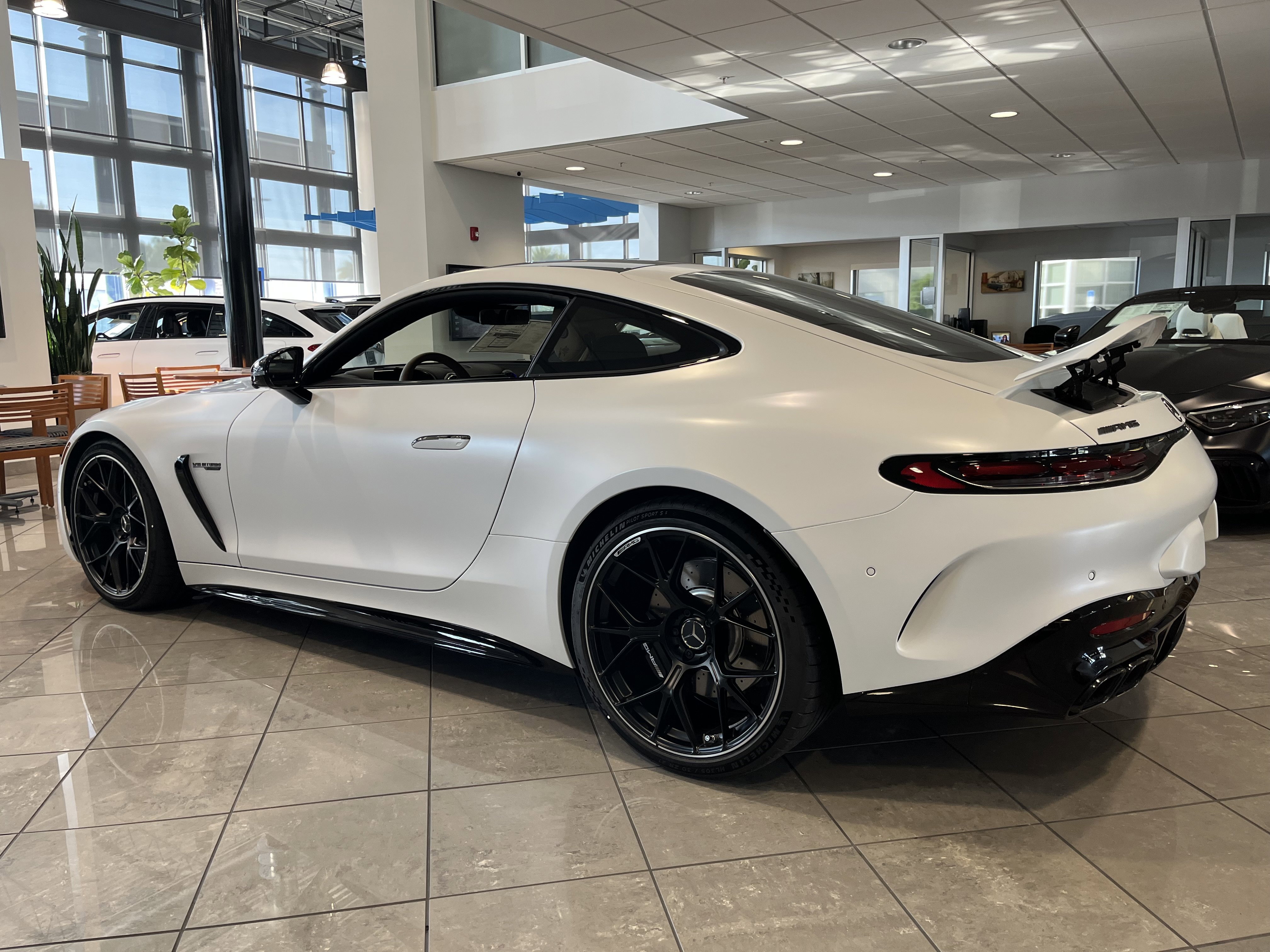 New 2026 MANUFAKTUR Moonlight White Magno Mercedes-Benz AMG® GT 55 image 3