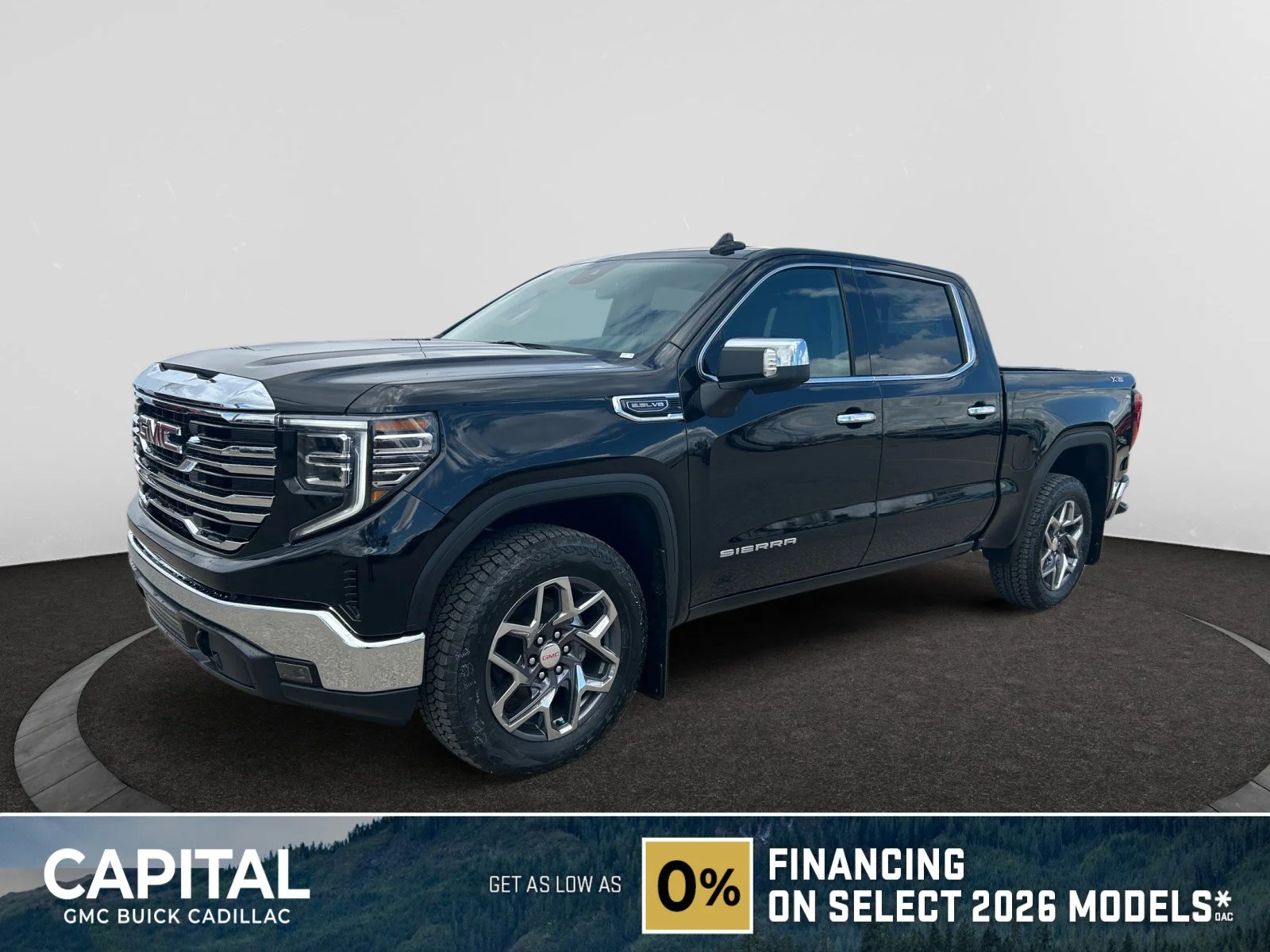 New 2026 Onyx Black GMC SLT image 1