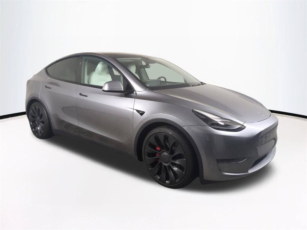 Used 2025 Tesla Model Y Performance with VIN 7SAYGDEFXSA378107 for sale in Tampa, FL