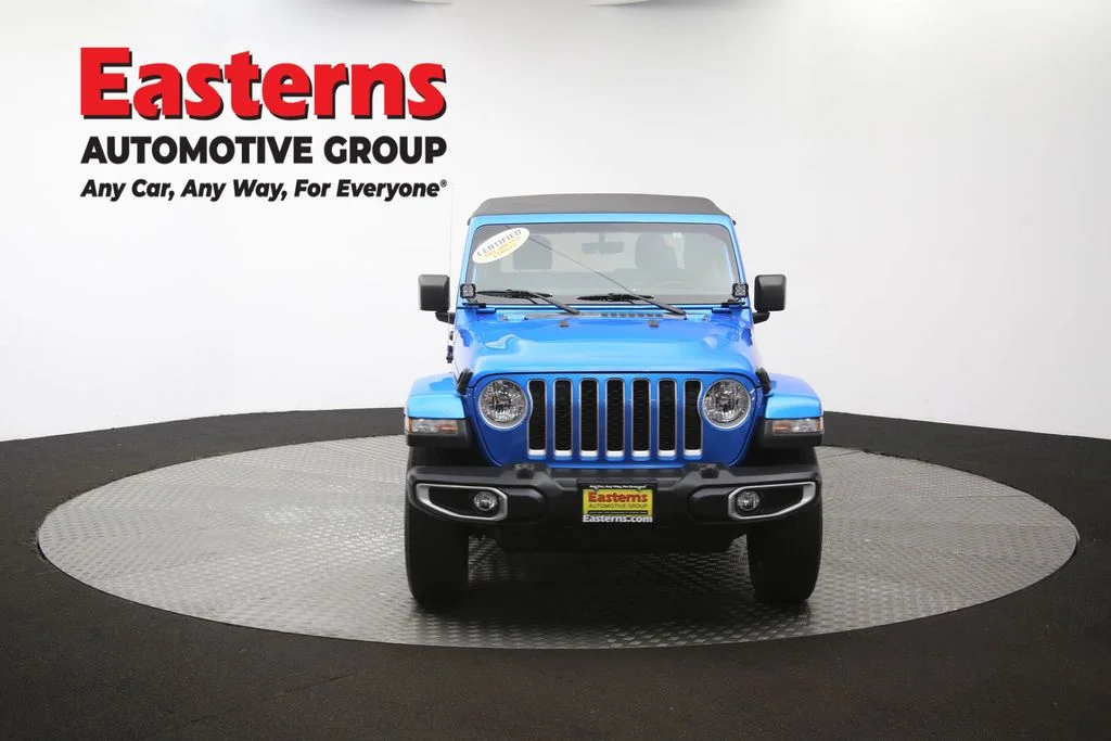 Used 2021 Blue Jeep Overland image 62
