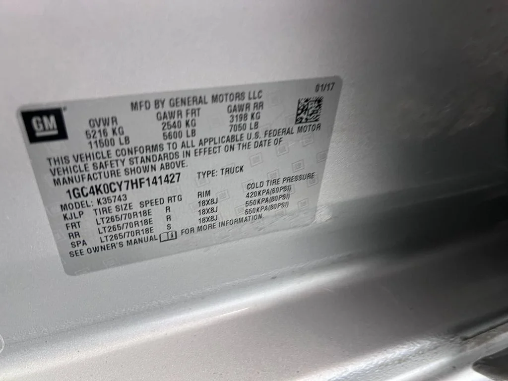 Used 2017 Silver Ice Metallic Chevrolet LTZ image 18
