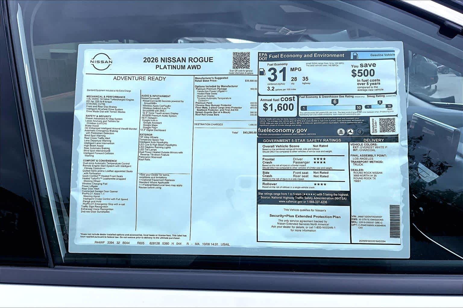 New 2026 EVEREST WH QBEG Nissan Platinum image 19