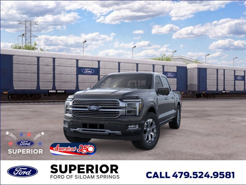 New 2026 Agate Black Metallic Ford Platinum 4WD image 2