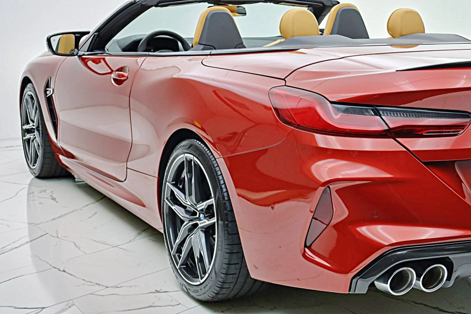 Used 2020 Motegi Red Metallic BMW Convertible image 8