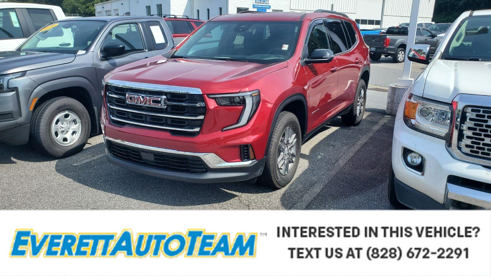 Volcanic Red Tintcoat 2025 GMC Acadia SUV / Crossover Front-Wheel Drive 