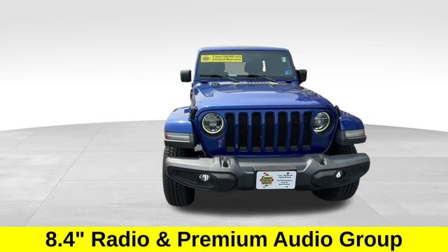 Used 2020 Blue Jeep Unlimited Sahara image 10
