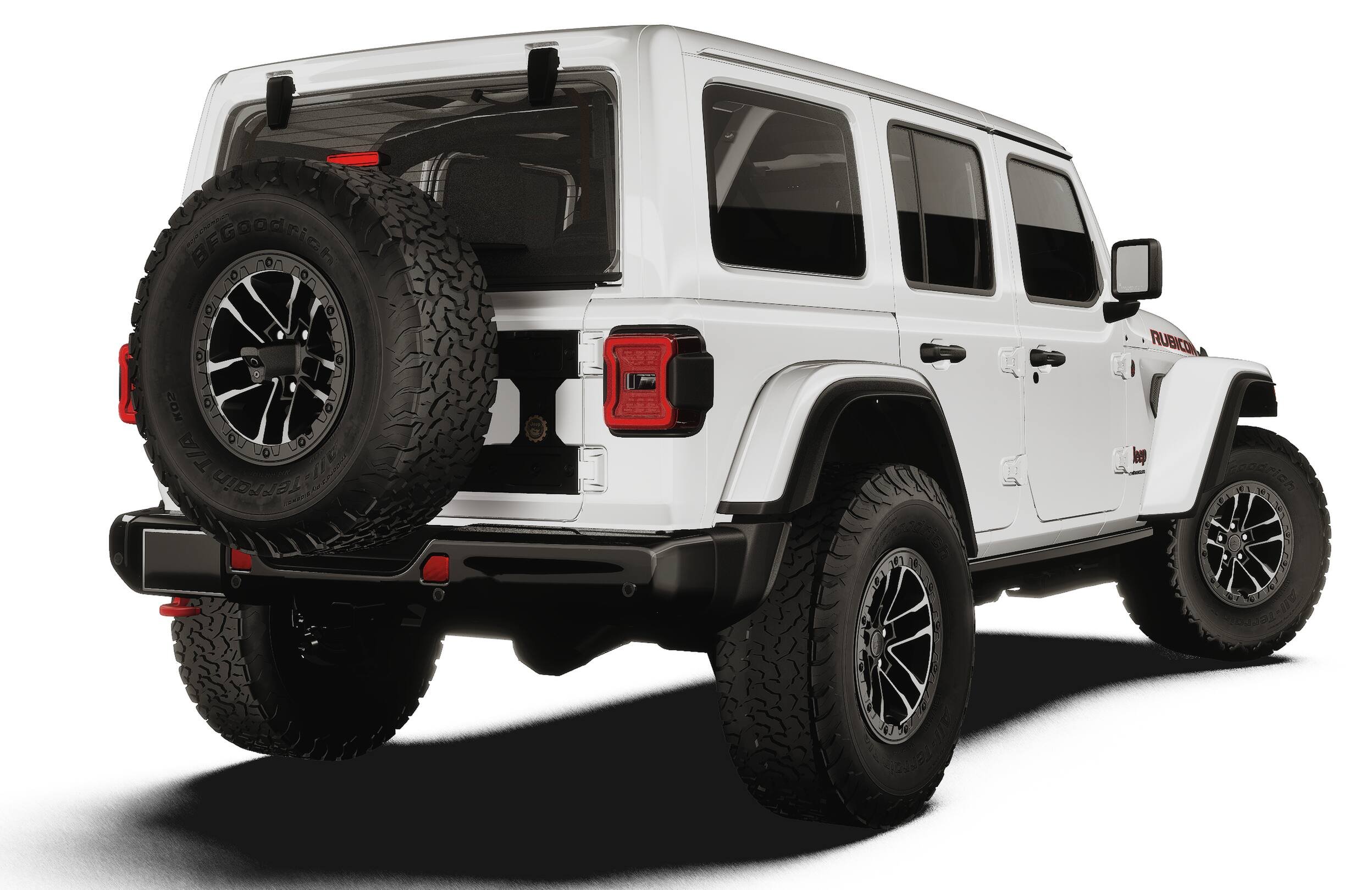 New 2027 Bright White Clear-Coat Paint Jeep Rubicon image 28