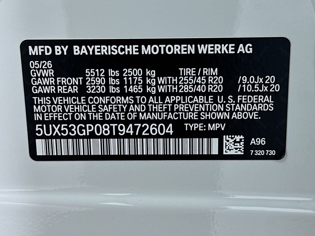 New 2026 Mineral White Metallic BMW 30 xDrive image 24