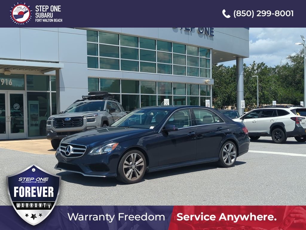 Used 2016 Blue Mercedes-Benz E 350 image 2