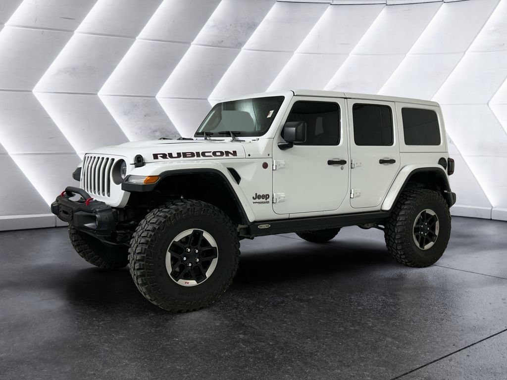 Used 2018 White Jeep Unlimited Rubicon image 3