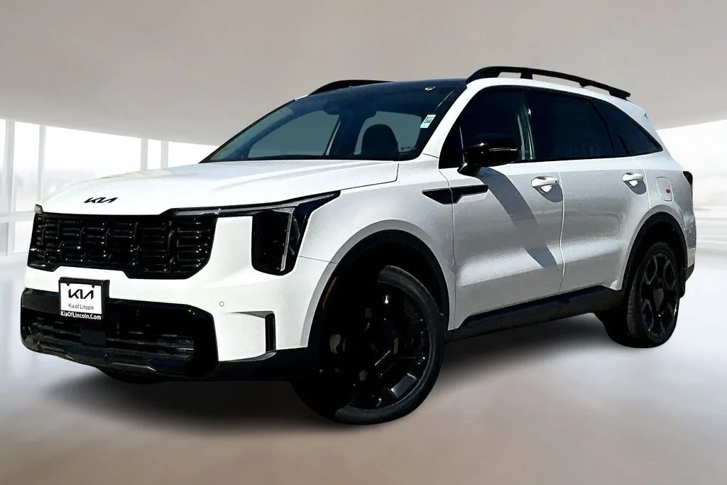 New 2026 Glacial White Pearl Kia X-Line EX AWD image 1